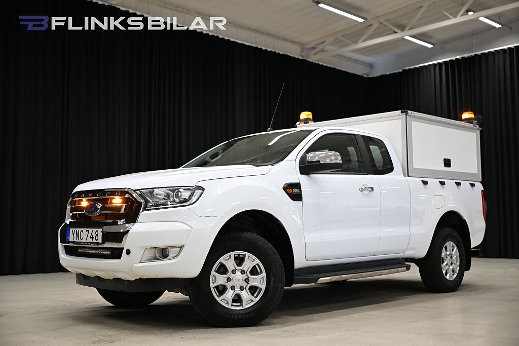 Ford ranger 2.2 TDCi 160HK Automat|Kåpa|Släde|Drag|Värmare|Leasbar
