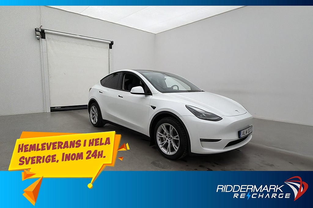 Tesla Model Y Long Range AWD AP Värmepump Drag Svensksåld