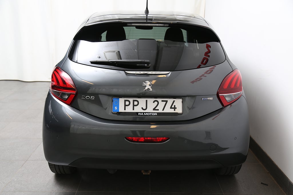 Peugeot 208 1,2 PureTech 82hk Style 5-dörrar P-sensorer Nybesikt 2016