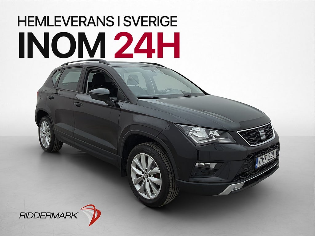 Seat Ateca TSI 115hk Style Kamera CarPlay Dragkrok Keyless