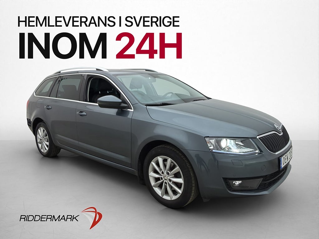 Skoda Octavia TSI 150hk Style P-Värm Drag Kamera Elstol Navi