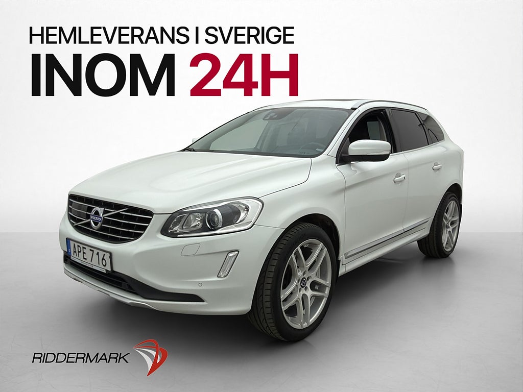 Volvo XC60 D5 AWD 215hk Summum Pano Värmare Skinn Navi BLIS