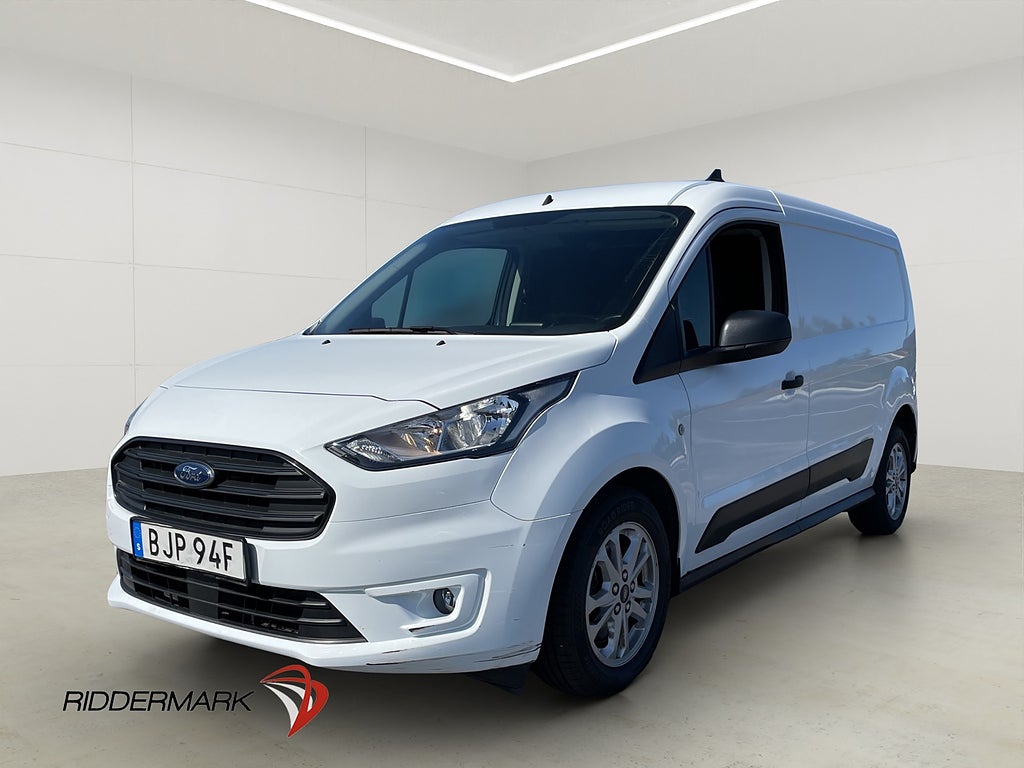Ford Transit Connect LWB Värm 3-Sit Drag Kamera CARPLAY Moms