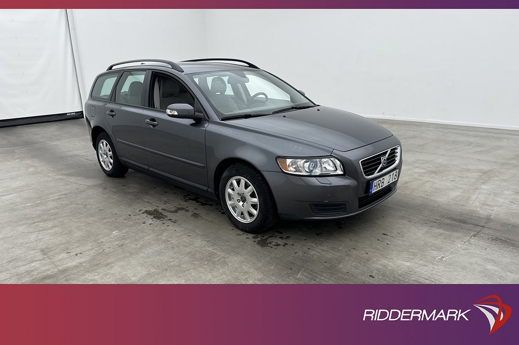 Volvo V50 1.8 Flexifuel 125hk Kinetic Värmare Farthållare