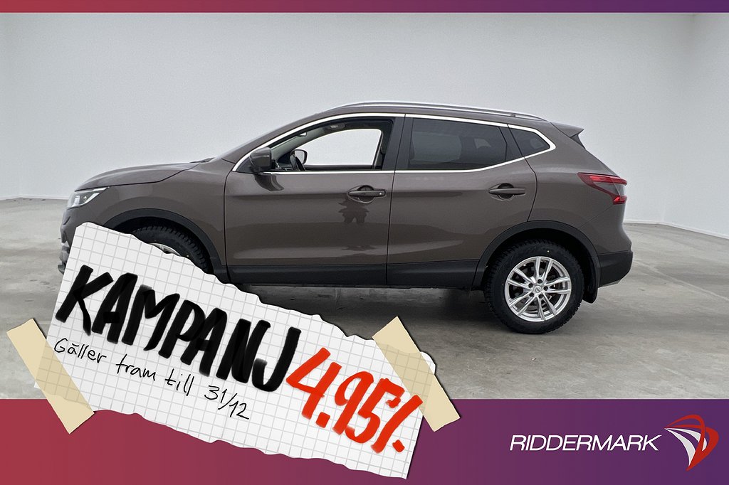 Nissan Qashqai 1.3 DIG-T 160hk Tekna Pano 360º 4,95% Ränta