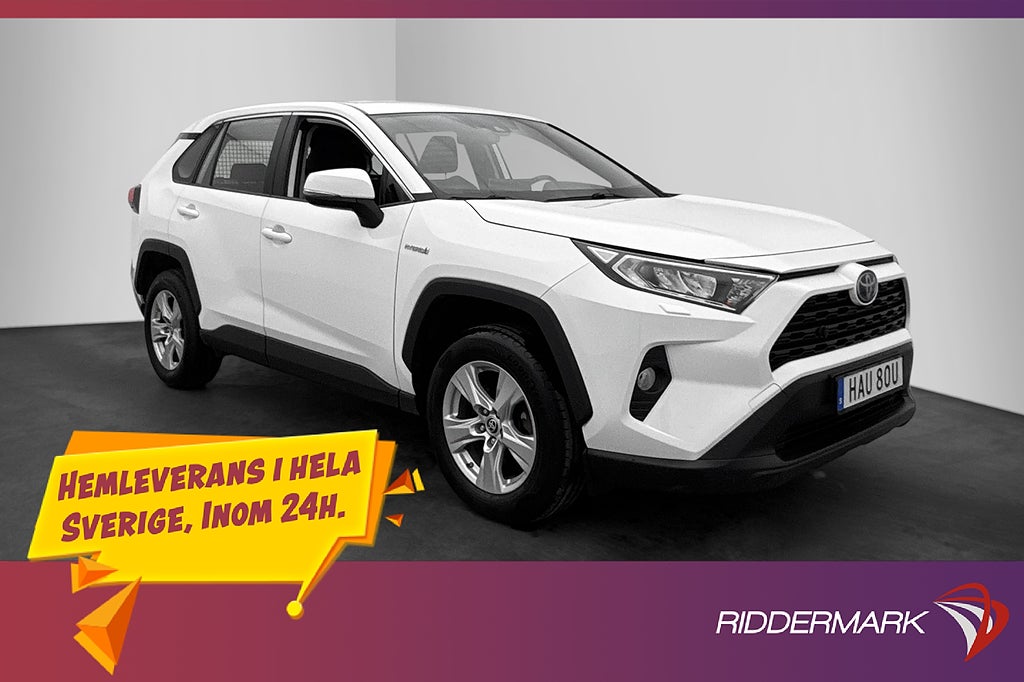 Toyota RAV4 Hybrid AWD E-CVT 222hk Active Värmare Kamera