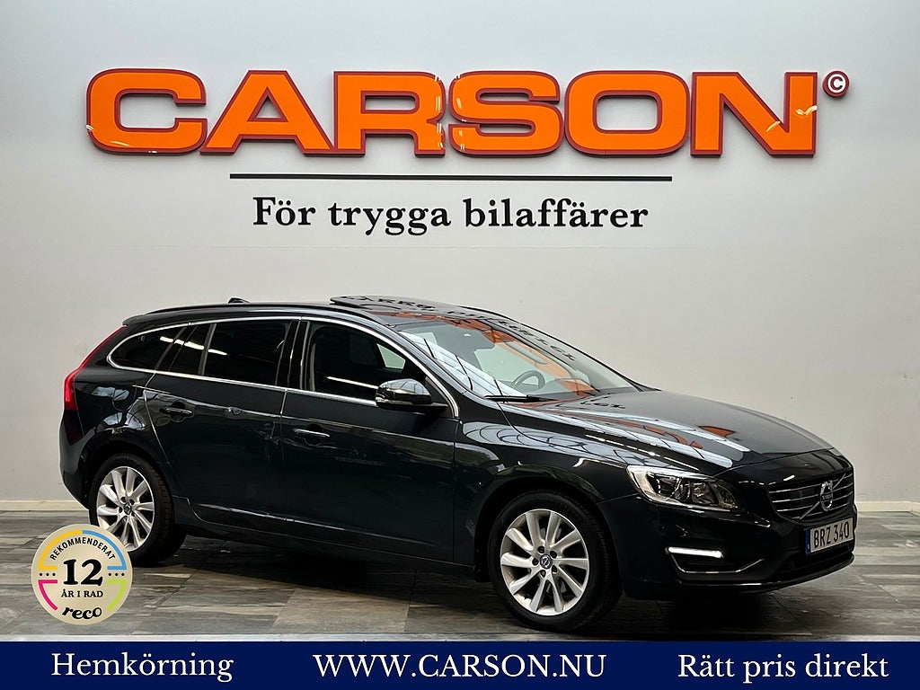 Volvo V60 D3 Momentum Business Glastaklucka Navi Värmare VOC