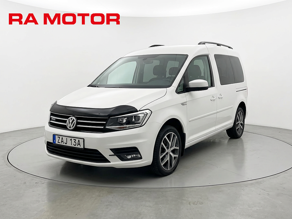 Volkswagen Caddy Maxi Life 2,0 TDI 4M Comfort 7-sits Värmare Drag 2020
