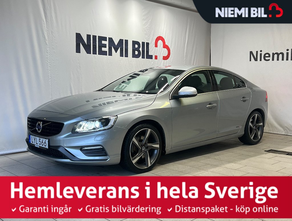 Volvo S60 D5 R-Design/Dragkrok/MoK/Rattvärme/P-sensorer/S&V