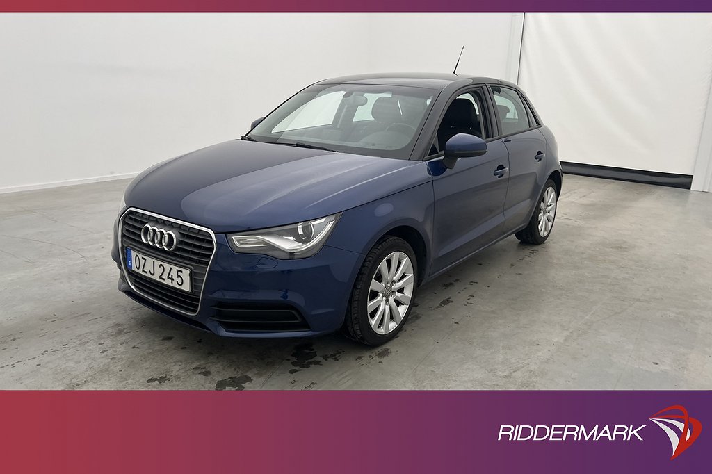 Audi A1 Sportback 1.4 TFSI 122hk Sport Edt Navi Farthållare