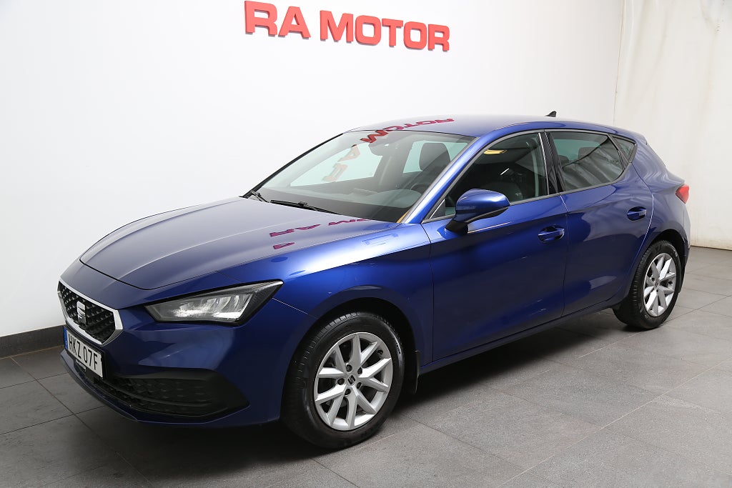 Seat Leon 1,0 TSI 110hk 5d Style Pluspaket Komfortpaket Cockpit 2021