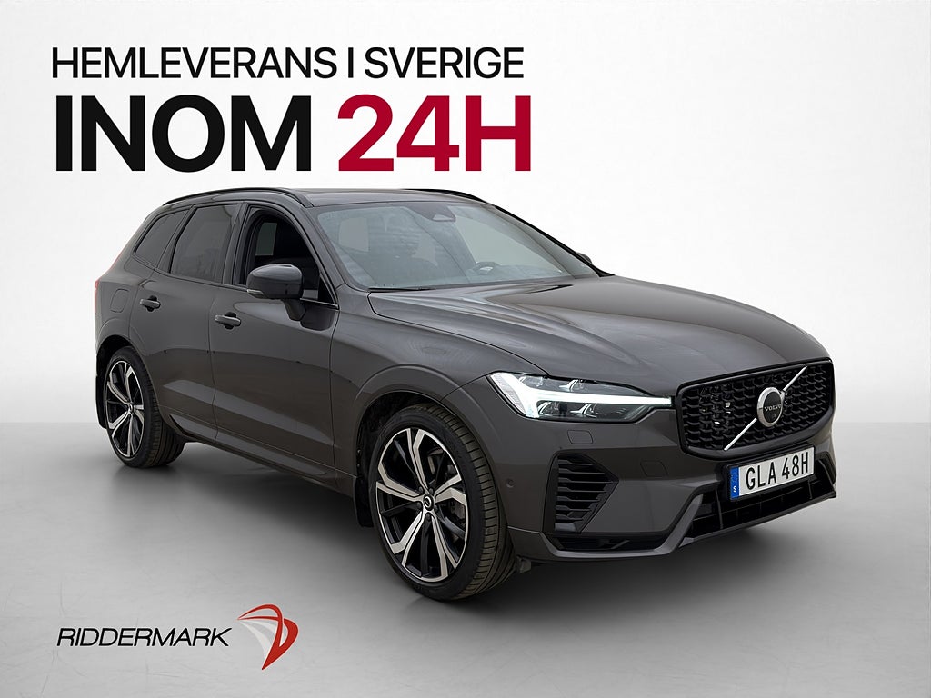 Volvo XC60 T8 AWD R-Design B&W Pano HUD Värm 360° Luft Drag