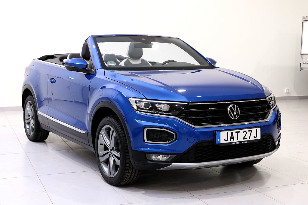 Volkswagen T-Roc Cabriolet 1.5 TSI 150hk / Helskinn / Dragkrok / Navi