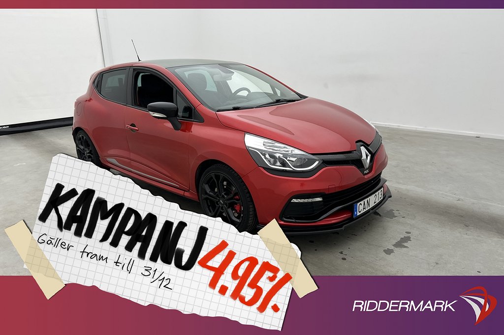 Renault Clio RS 1.6 TCe EDC 200hk Skinn 4,95% Ränta