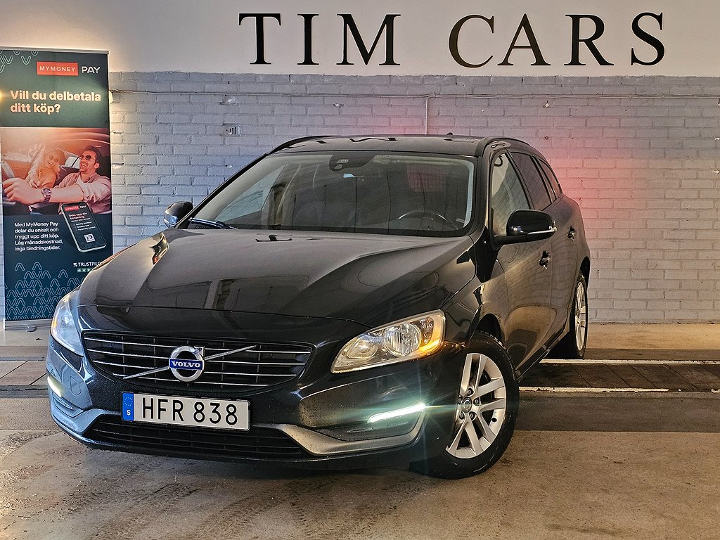 Volvo V60 D2 Powershift Kinetic Euro 5 Nybesiktigad   