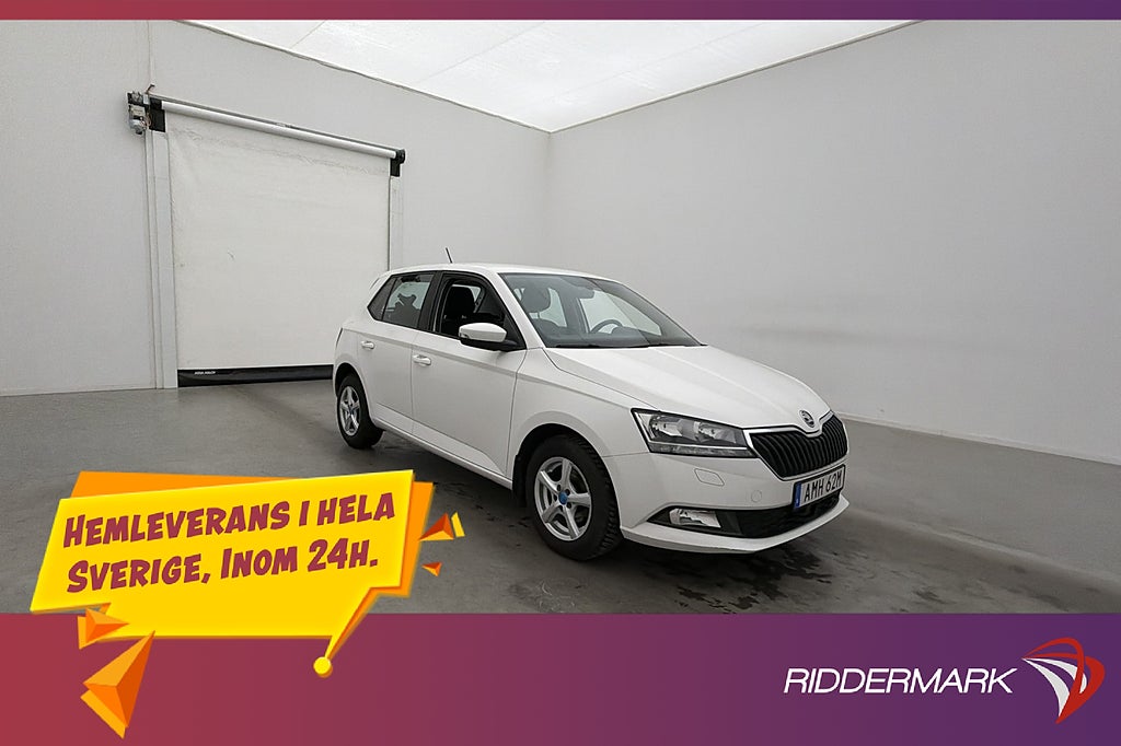 Skoda Fabia 1.0 TSI 95hk Style CarPlay Sensorer 0,45l/mil