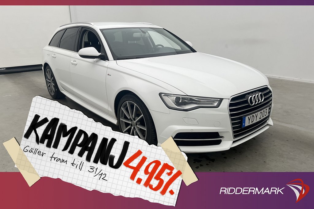 Audi A6 Avant 2.0 TDI Ultra 190hk S-Line Sens 4,95% Ränta