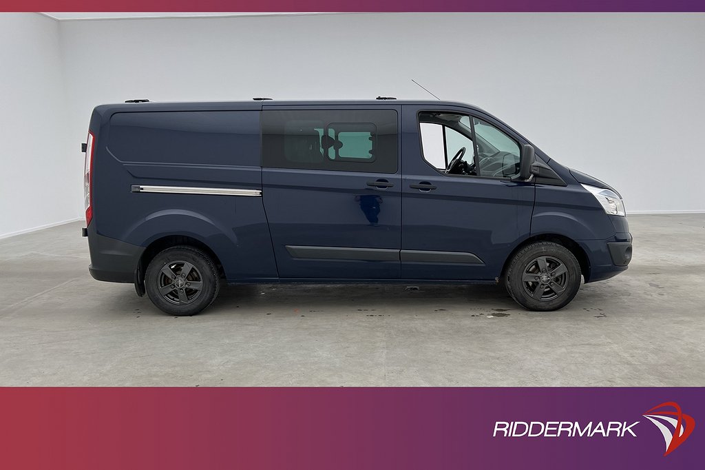 Ford Transit Custom Crew Van L2 155hk Värmare B-Kamera Drag