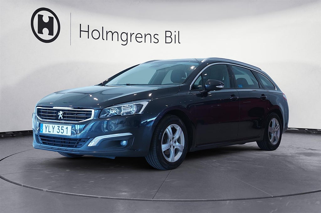 Peugeot 508 SW 1.6 BlueHDi Automat Backkamera Drag Navi 120hk | Ränta 2,99%