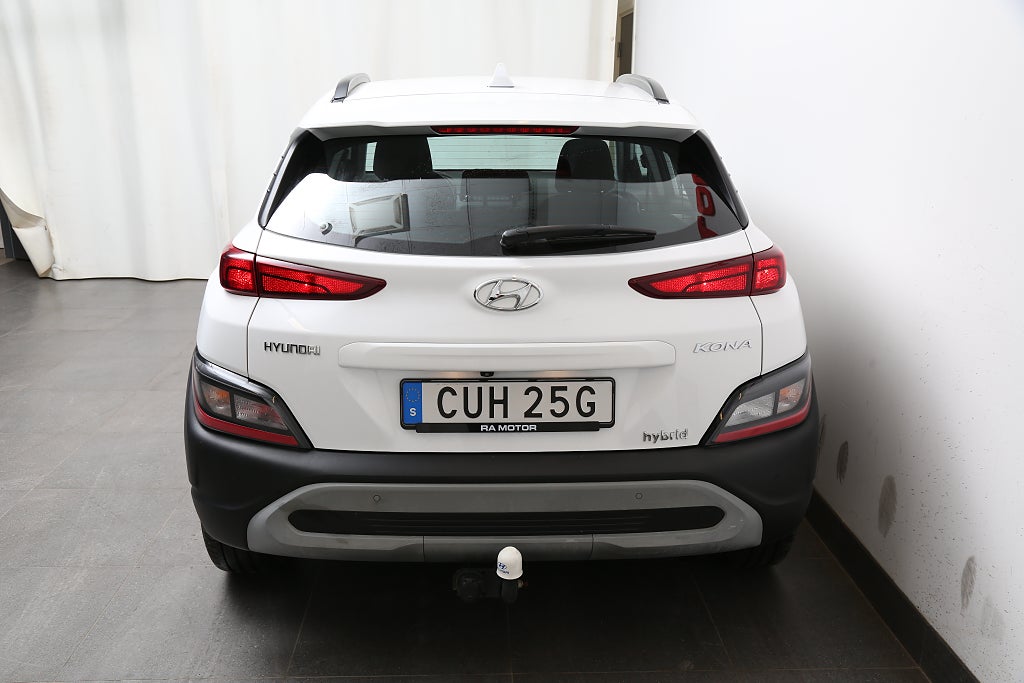 Hyundai Kona Hybrid 1,6 GDI 141hk Essential Aut Navi Extraljus Drag 2021