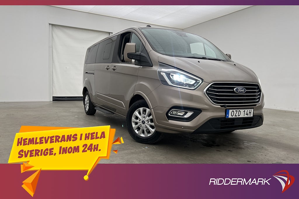 Ford Tourneo Custom Titanium Lång Värmare Drag B-Kamera MOMS