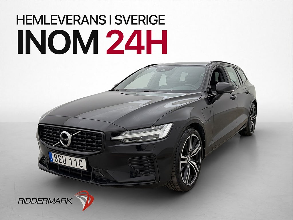 Volvo V60 Recharge T6 AWD R-Design P-Värmare Kamera Navi VOC