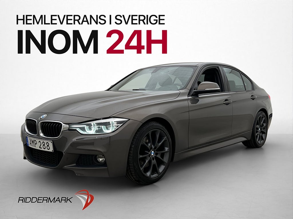 BMW 330i 252hk M Sport Hifi Skinn Adaptiv-LED Två-Brukare