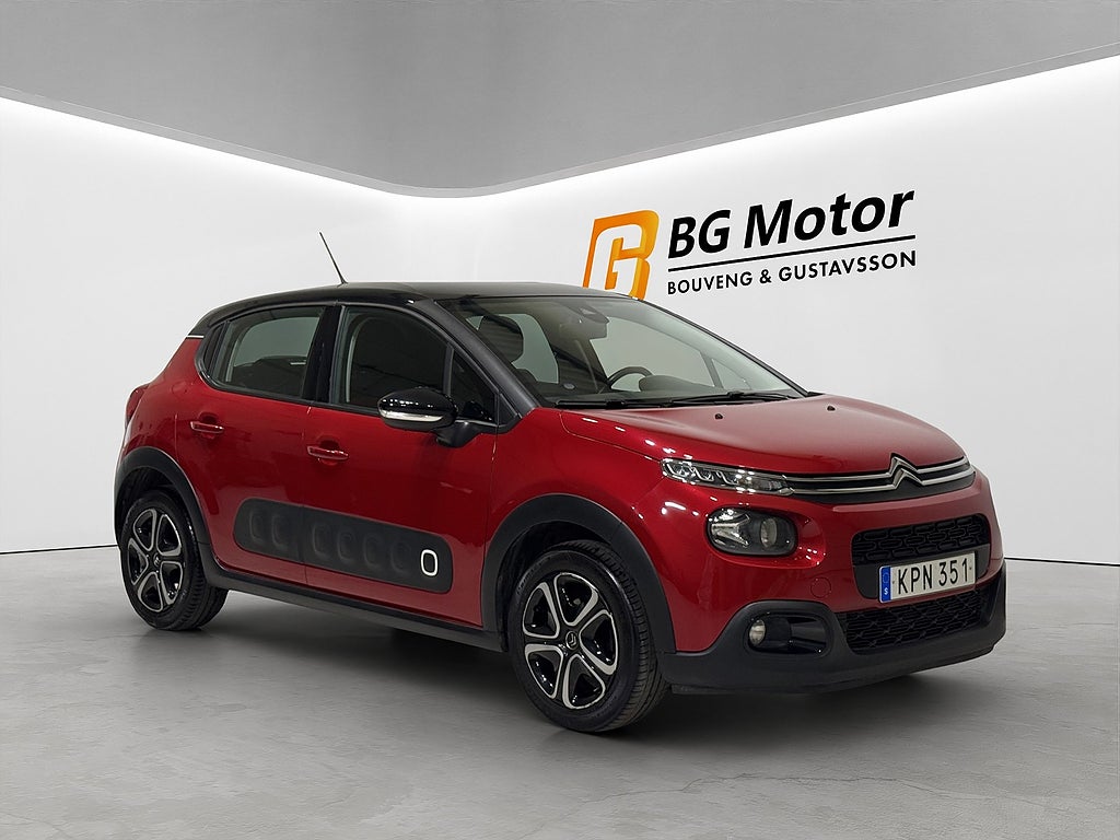 Citroën C3 1.2 PureTech 83hk PDC/Carplay/RÄNTEKAMPANJ