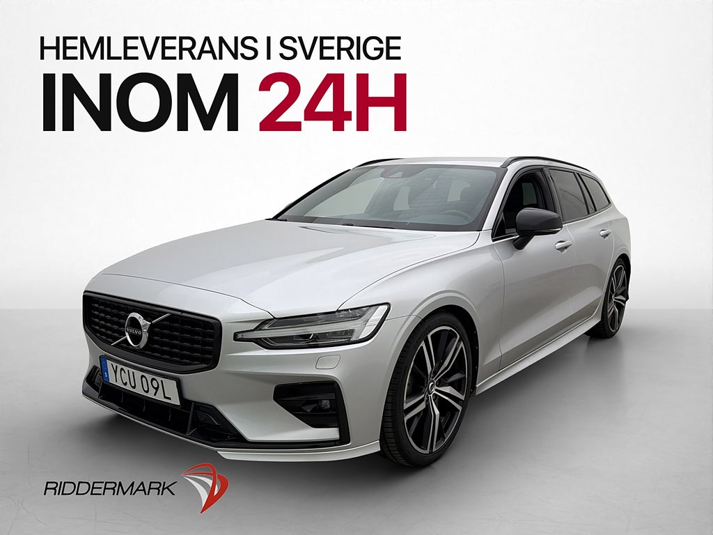 Volvo V60 B4 R-Design B&W Skinn Kamera BLIS CarPlay Värmare
