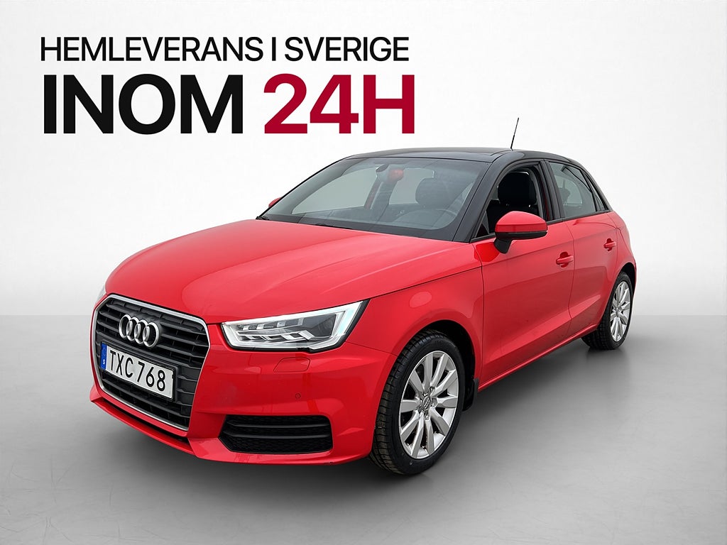 Audi A1 SB 1.4 TFSI Taklucka P-Sensorer 0,49l/mil 2 Brukare