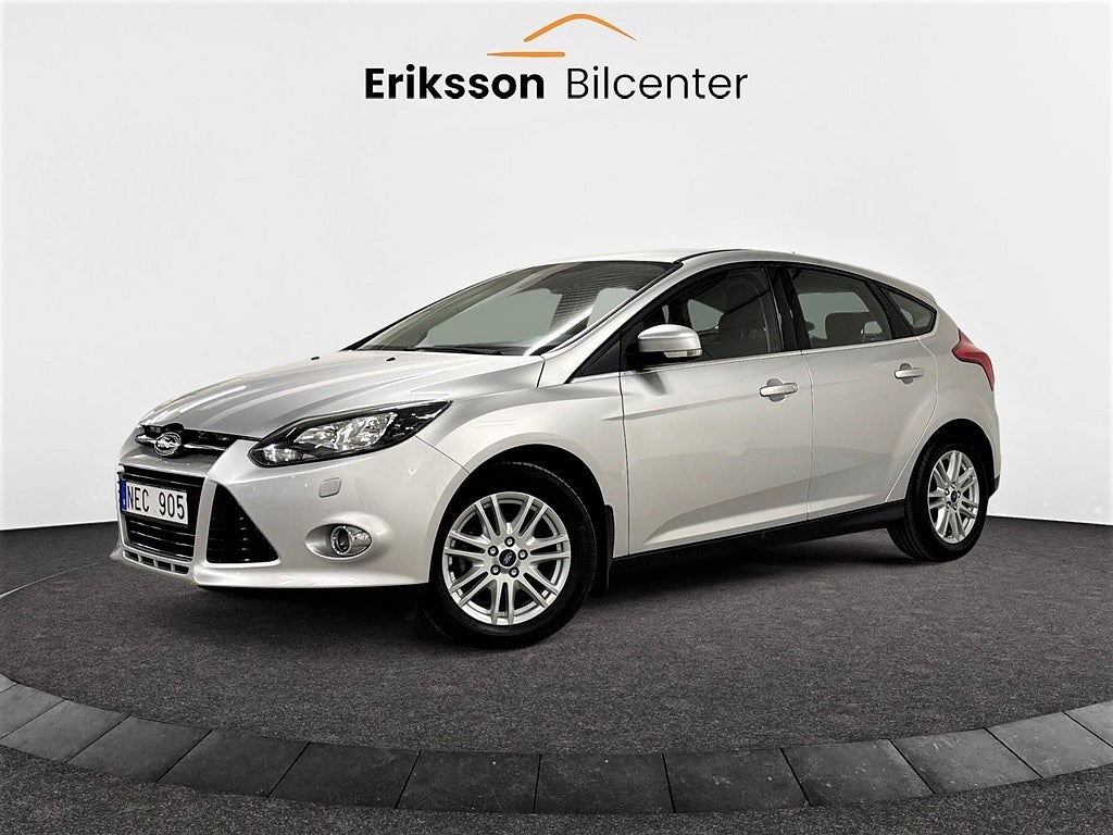 Ford Focus 1.0 EcoBoost 100hk Manuell Titanium Låga Mil / 0% Ränta