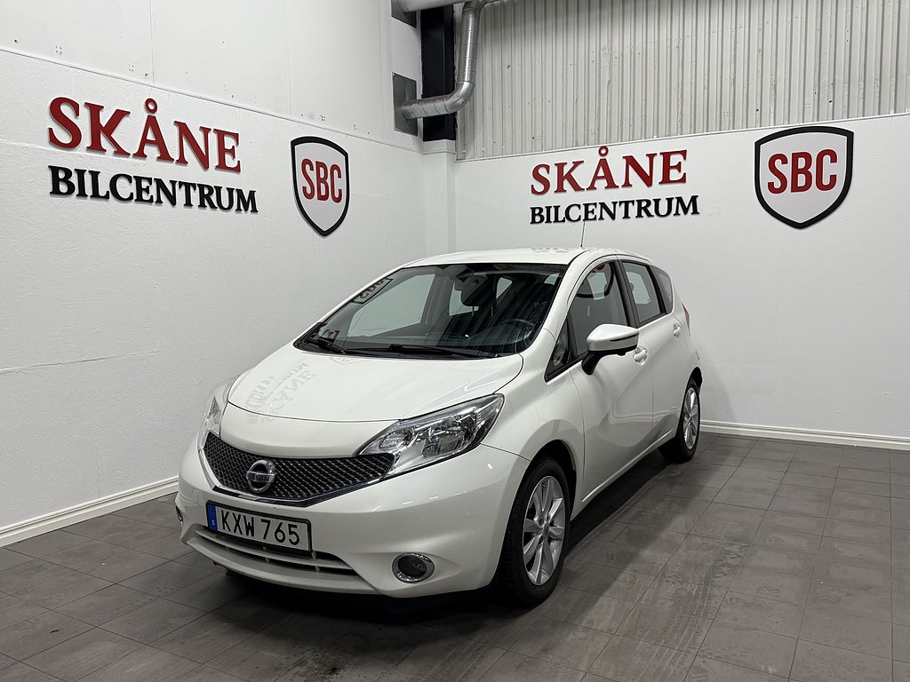 Nissan Note 1.2 DIG-S XTRONIC-CVT/Automat/låg mil/360 Kamera