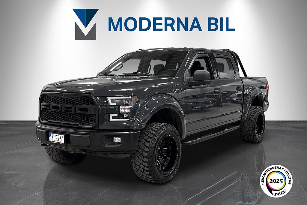 Ford F-150 SuperCrew 5.0 V8 Ti-VCT 390hk 4x4 XLT Moms Breddad Drag