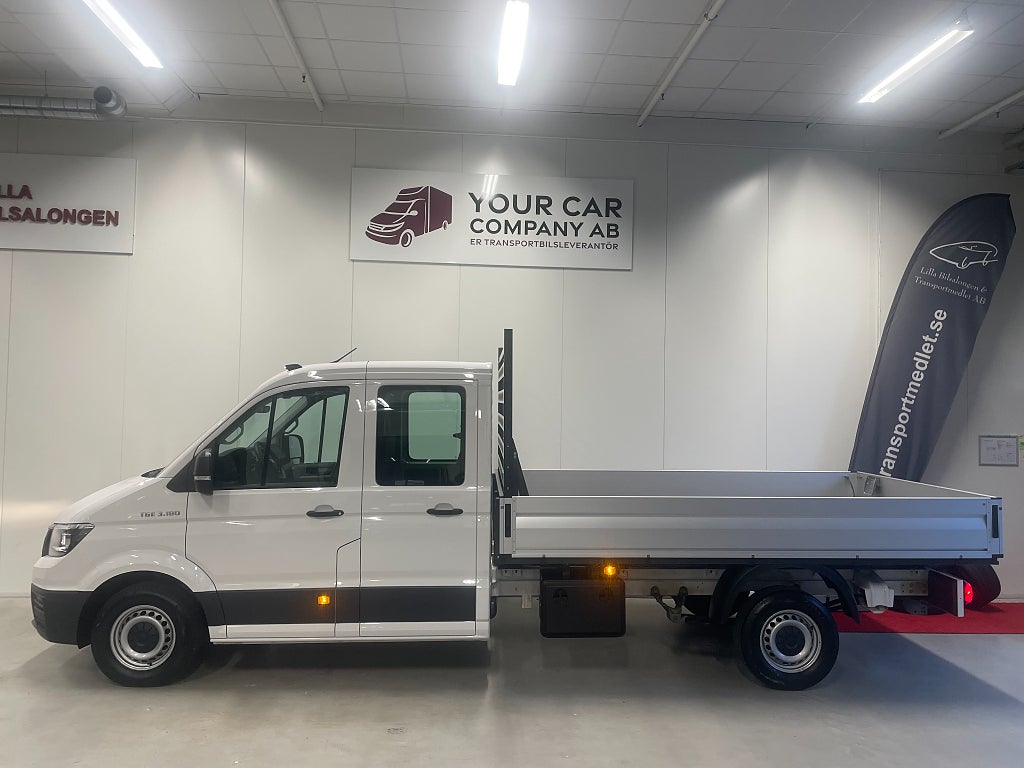 Volkswagen crafter 2.0 TDI 35 177hk Dubbelhytt 7-sits L4 FLAK /3 ÅRS GARANTI!