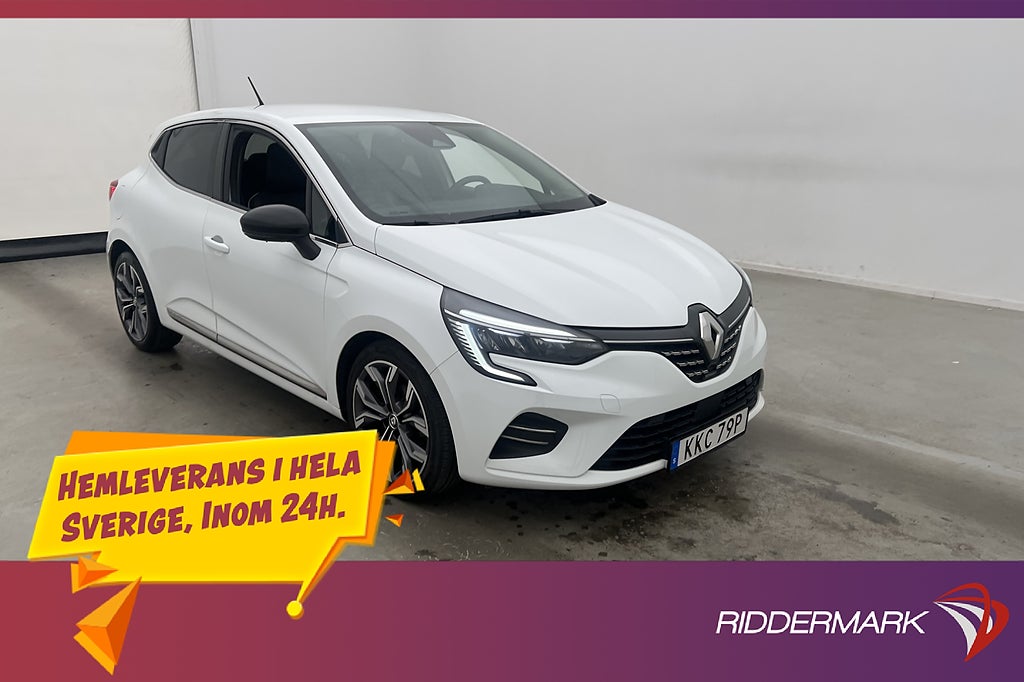 Renault Clio 1.0 TCe 100hk Intens Navi Halvskinn P-Sensorer