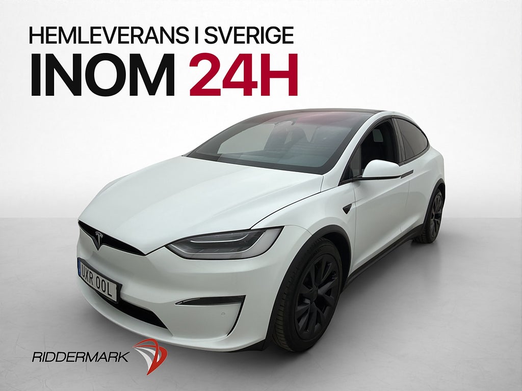 Tesla Model X Plaid 6 Sits Dragkrok Yoke Autopilot
