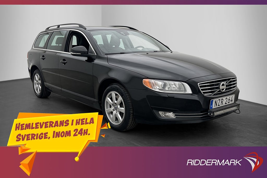 Volvo V70 D4 163hk AWD Momentum Värmare Dragkrok