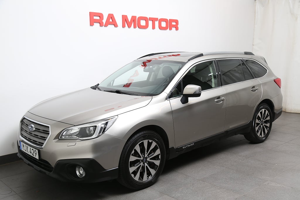 Subaru Outback 2,0D 150hk Summit AWD Aut H/K Skinn Drag 2016