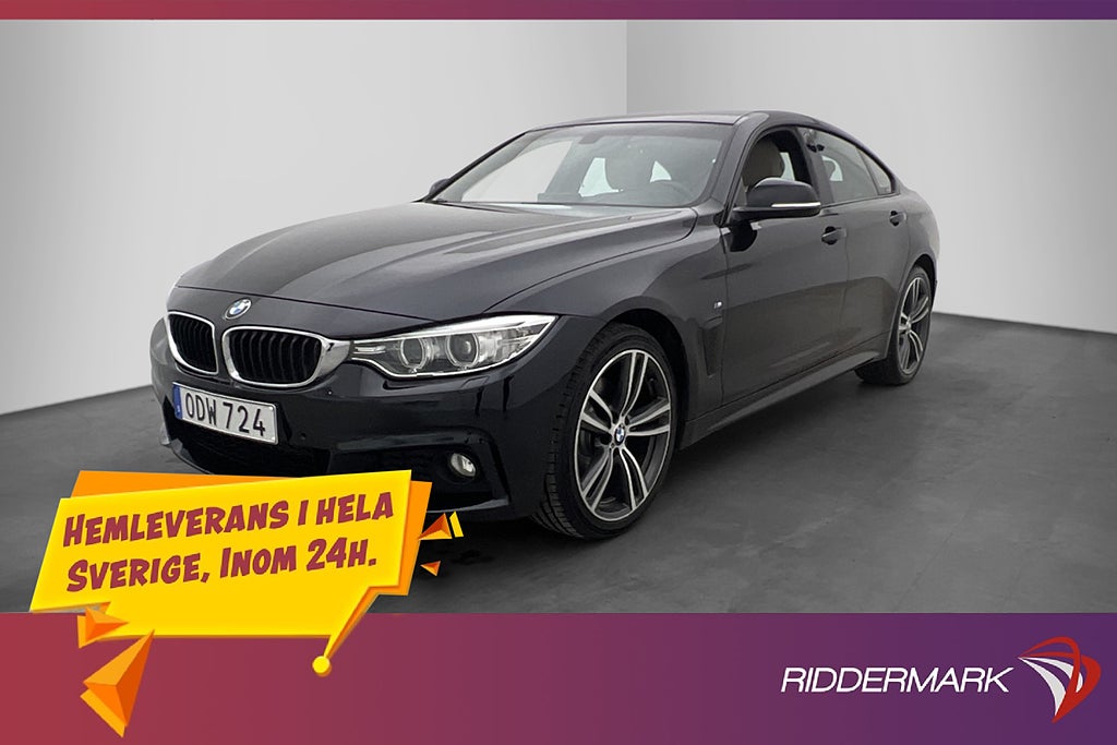 BMW 430 i xDrive GC M Sport HiFi Navi Skinn Rattvärm Drag