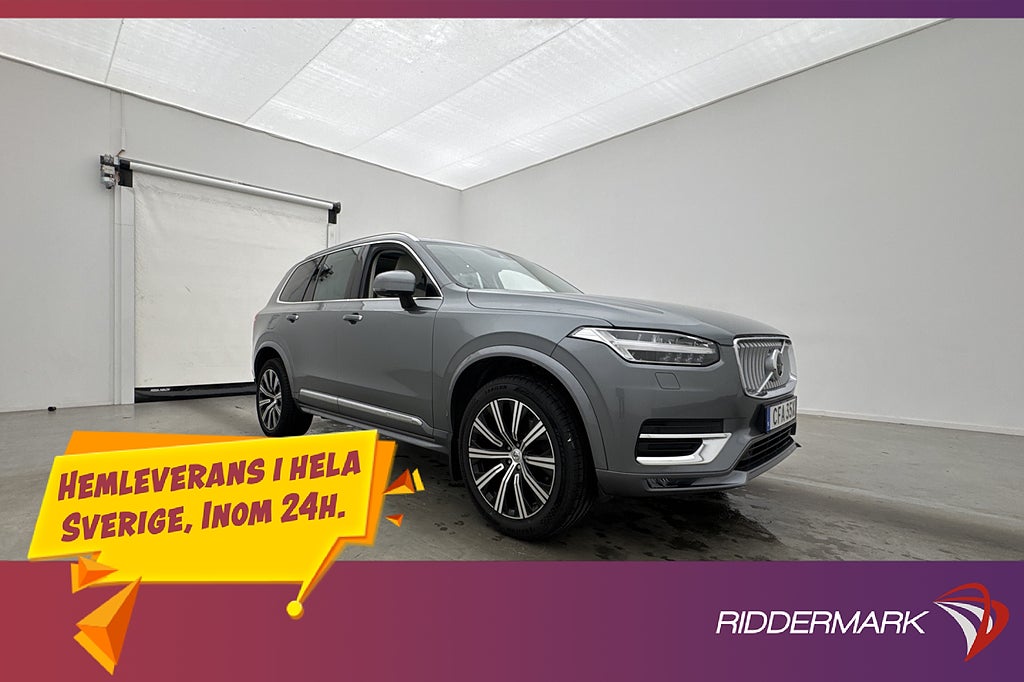Volvo XC90 B5 AWD Inscription Pano Värmare 7 Sits VOC Skinn