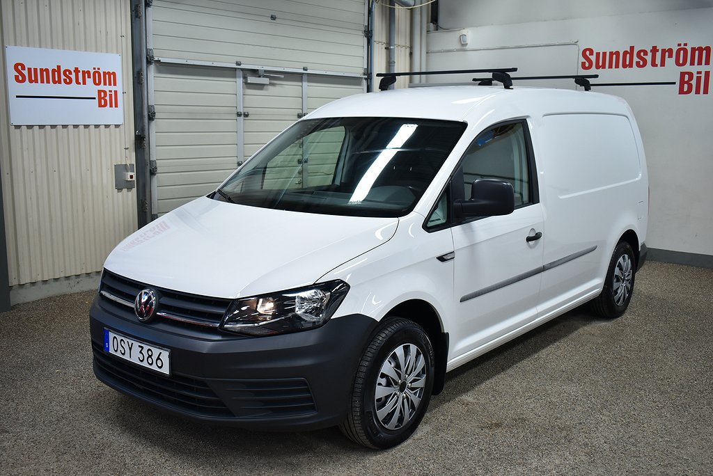 Volkswagen Caddy 2.0 TDI 102Hk Maxi Värmare/Drag/Inred Skåp