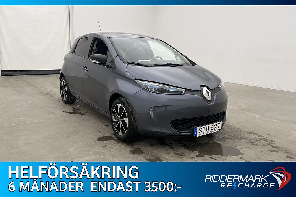 Renault Zoe R90 41 kWh 92hk Friköpt Batteri P-Sensorer Navi