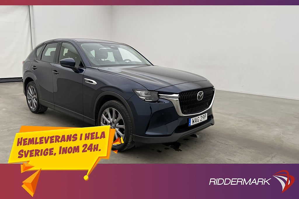 Mazda CX-60 PHEV 327hk AWD Dragkrok HUD Kamera CarPlay
