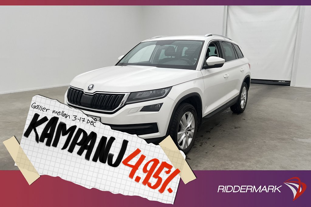 Skoda Kodiaq TDI 4x4 Business 7-sits Canton Drag 4,95% Ränta