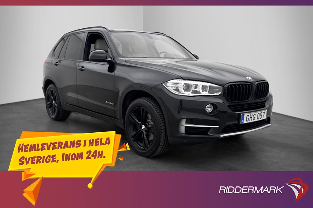 BMW X5 XDrive30d 7-Sits Värmare HiFi Läder Kamera Navi