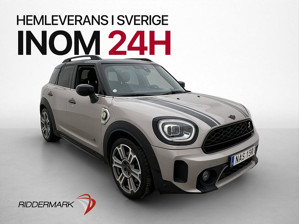 MINI Countryman Cooper SE ALL4 Panorama H/K Läder HUD Kamera