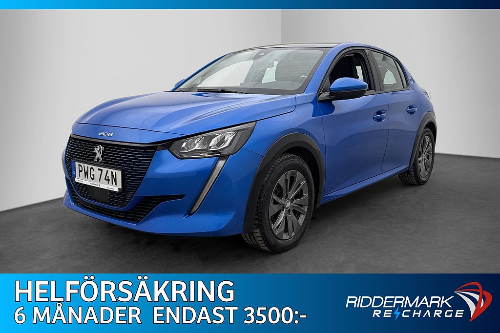 Peugeot E-208 136hk Allure Pano Halvskinn Carplay