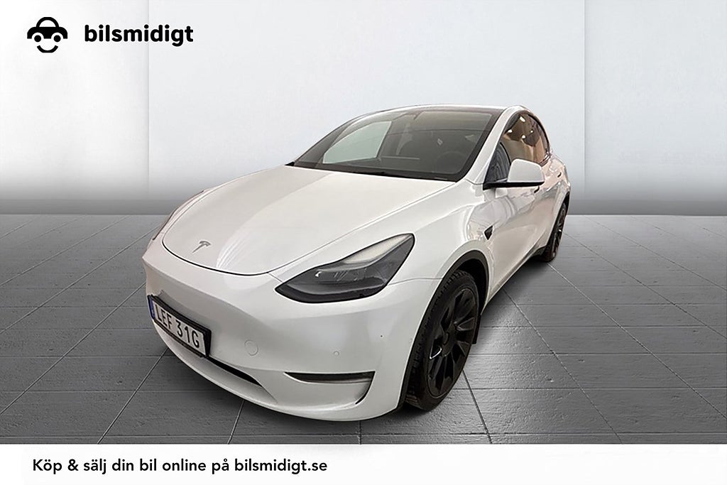 Tesla Model Y Long Range AWD AP Läder Navi Premiumljud V-Pump 514hk