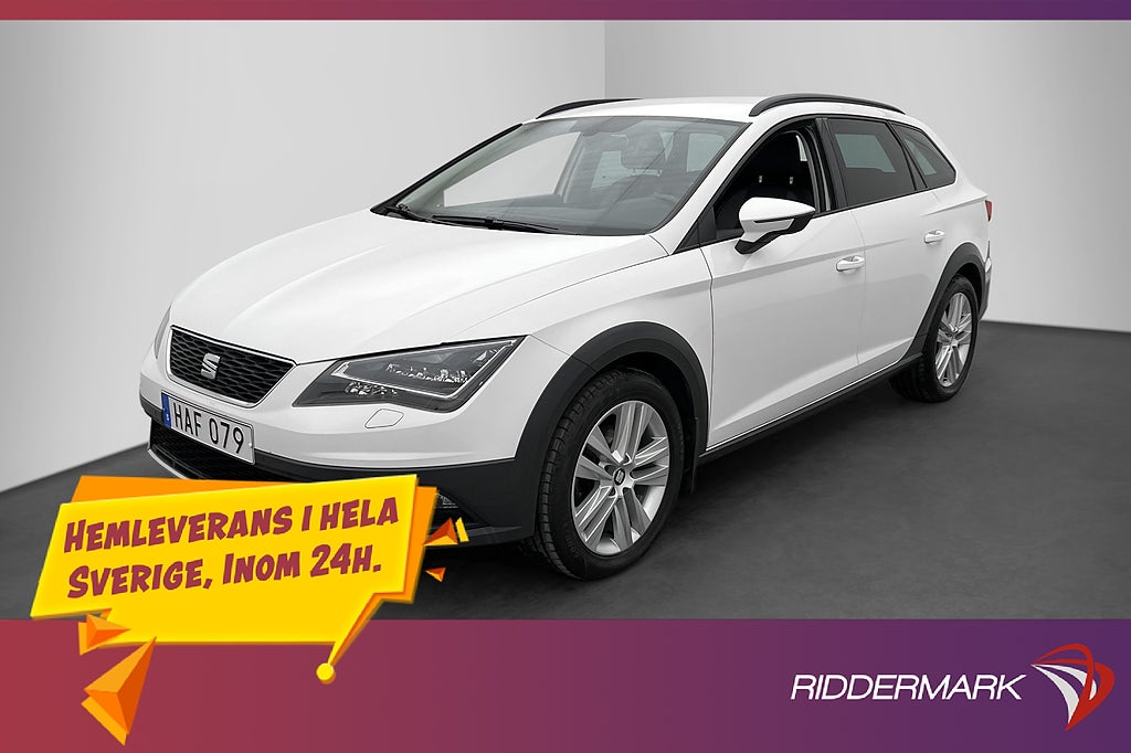 Seat Leon X-Perience TSI 125hk Kamera CarPlay Halvskinn