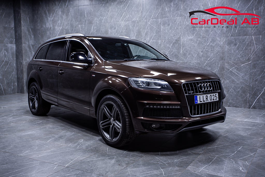 Audi Q7 3.0 TDI V6 Q TipTronic S Line PÅSKÖPPET Pano Värmare
